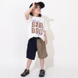 親子お揃い ヒョウ柄貼付ロゴTシャツ 0544K | BABYDOLL | 詳細画像5 