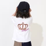 親子お揃い ヒョウ柄貼付ロゴTシャツ 0544K | BABYDOLL | 詳細画像6 