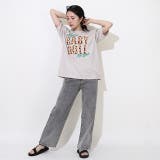 親子お揃い ヒョウ柄貼付ロゴTシャツ 0544A | BABYDOLL | 詳細画像6 