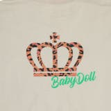 親子お揃い ヒョウ柄貼付ロゴTシャツ 0544A | BABYDOLL | 詳細画像14 
