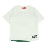 オフホワイト | 親子お揃い バックロゴレイヤードTシャツ 0545K | BABYDOLL