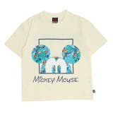 ミッキー/ホワイト | 親子お揃い ディズニー リゾート柄Tシャツ 0546K | BABYDOLL