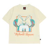 ミニー/ホワイト | 親子お揃い ディズニー リゾート柄Tシャツ 0546K | BABYDOLL