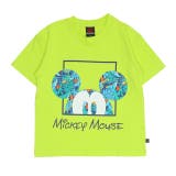 ミッキー/グリーン | 親子お揃い ディズニー リゾート柄Tシャツ 0546K | BABYDOLL