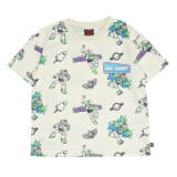 バズライトイヤー | ディズニー トイ・ストーリー メッシュ総柄Tシャツ 0570K | BABYDOLL