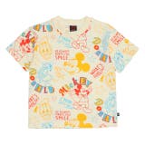 ミッキー&ドナルド | 親子お揃い ディズニー カラフル総柄Tシャツ 0576K | BABYDOLL