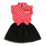 レッド | ディズニー デニムドッキングワンピース 0579K | BABYDOLL