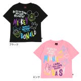親子お揃い ディズニー 発泡ネオンキャラクターTシャツ 0580K | BABYDOLL | 詳細画像18