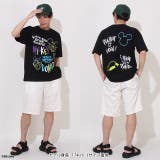 親子お揃い ディズニー 発泡ネオンキャラクターTシャツ 0580A | BABYDOLL | 詳細画像2