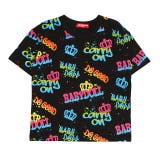 ブラック | ネオン総柄Tシャツ 0585K | BABYDOLL