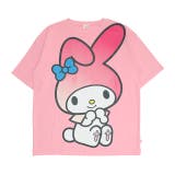 マイメロディ | 親子お揃い サンリオ BIGフェイスTシャツ 0613A | BABYDOLL