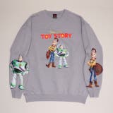 グレー | 親子お揃い ディズニー トイ・ストーリー 袖キャラクタートレーナー 0834A | BABYDOLL