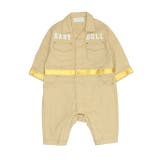 ベージュ | ラインつなぎロンパース 0846B | BABYDOLL
