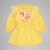 イエロー | ディズニー ミニーフリルラメワンピース 0868K | BABYDOLL