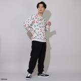 親子お揃い ディズニー カラフル総柄トレーナー 0906A | BABYDOLL | 詳細画像11 