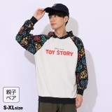 親子お揃い ディズニー トイ・ストーリー 総柄切替パーカー 1006A | BABYDOLL | 詳細画像1