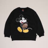 ミッキー | 親子お揃い ディズニー ヒョウ柄裏起毛トレーナー 1014K | BABYDOLL
