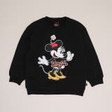 ミニー | 親子お揃い ディズニー ヒョウ柄裏起毛トレーナー 1014K | BABYDOLL