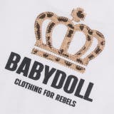 親子お揃い BIGヒョウ柄ロゴタイプロンT 1055K | BABYDOLL | 詳細画像20 