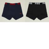 ネイビー | WEB限定 PUMA 無地ボクサーパンツ 2枚セット 1063 | BABYDOLL