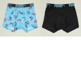 ライトブルー | WEB限定 PUMA グラフィック総柄ボクサーパンツ 2枚セット 1065 | BABYDOLL