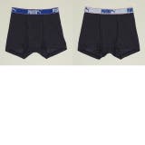 ネイビー | WEB限定 PUMA 無地メッシュボクサーパンツ 2枚セット 1066 | BABYDOLL