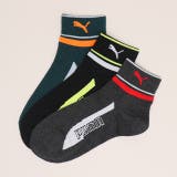 グリーン | WEB限定 PUMA 配色クルーソックス 3足セット 1089 | BABYDOLL