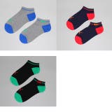 ブラック | WEB限定 PUMA ラインスニーカーソックス 3足セット 1092 | BABYDOLL