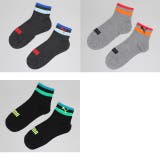 チャコール | WEB限定 PUMA ラインクルーソックス 3足セット 1094 | BABYDOLL