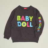 チャコール | BIGカラフルロゴトレーナー 1170K | BABYDOLL