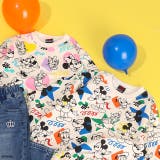 親子お揃い ディズニー カラフル総柄トレーナー 1203K | BABYDOLL | 詳細画像14 