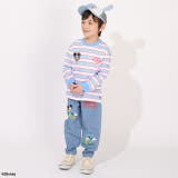 親子お揃い ディズニー ワッペン付ボーダー柄ロンT 1257K | BABYDOLL | 詳細画像4