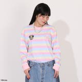 親子お揃い ディズニー ワッペン付ボーダー柄ロンT 1257A | BABYDOLL | 詳細画像7