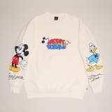 ミッキー＆ドナルド | 親子お揃い ディズニー 袖キャラクタートレーナー 1258A | BABYDOLL