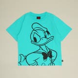 ドナルド | 親子お揃い ディズニー WEB限定 BIGフェイスTシャツ 1329K | BABYDOLL