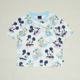 ミッキー＆ドナルド | 親子お揃い ディズニー WEB限定 パステル総柄Tシャツ 1332K | BABYDOLL