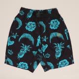 ブラック | WEB限定 総柄ハーフパンツ 1354K | BABYDOLL