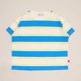 ボーダーブルー | WEB限定 総柄Tシャツ 1355K | BABYDOLL