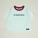 ライトブルー | モノグラムTシャツ 1383K （ボトムス別売） | BABYDOLL