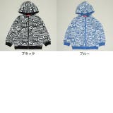 ステッカー総柄ジップパーカー 1386K | BABYDOLL | 詳細画像8