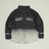 ブラック | 親子お揃い グラデーションダンガリーシャツ 1387K | BABYDOLL