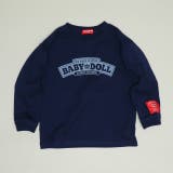 ネイビー | 親子お揃い チャンキーアーチロゴロンT 1390K | BABYDOLL