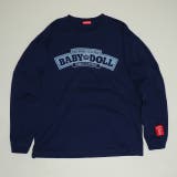 ネイビー | 親子お揃い チャンキーアーチロゴロンT 1390A | BABYDOLL