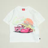 ホワイト | 親子お揃い ディズニー カーズ サーフ風Tシャツ 1465K | BABYDOLL