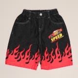 カーズ | ディズニー カーズ ブラックデニムハーフパンツ 1468K | BABYDOLL