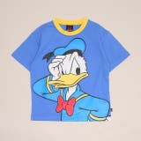 ドナルド | 親子お揃い ディズニー BIGフェイスTシャツ 1483K | BABYDOLL