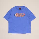 ミッキー＆ミニー/ブルー | 親子お揃い ディズニー バックキャラクターTシャツ 1489K | BABYDOLL