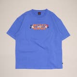 ミッキー＆ミニー/ブルー | 親子お揃い ディズニー バックキャラクターTシャツ 1489A | BABYDOLL