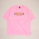 ミッキー＆ミニー/ピンク | 親子お揃い ディズニー バックキャラクターTシャツ 1489A | BABYDOLL
