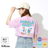親子お揃い ディズニー バックキャラクターTシャツ 1489A | BABYDOLL | 詳細画像1 